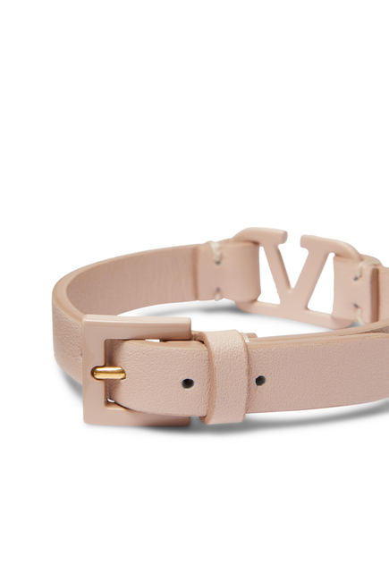 Valentino Garavani Vlogo Signature Calfskin Bracelet